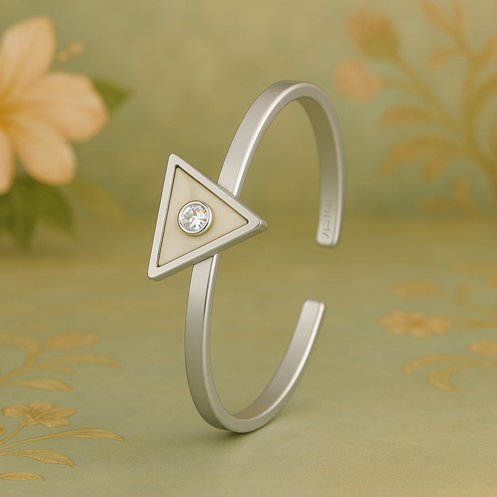 Bracelet Triangle Inversé Nacré