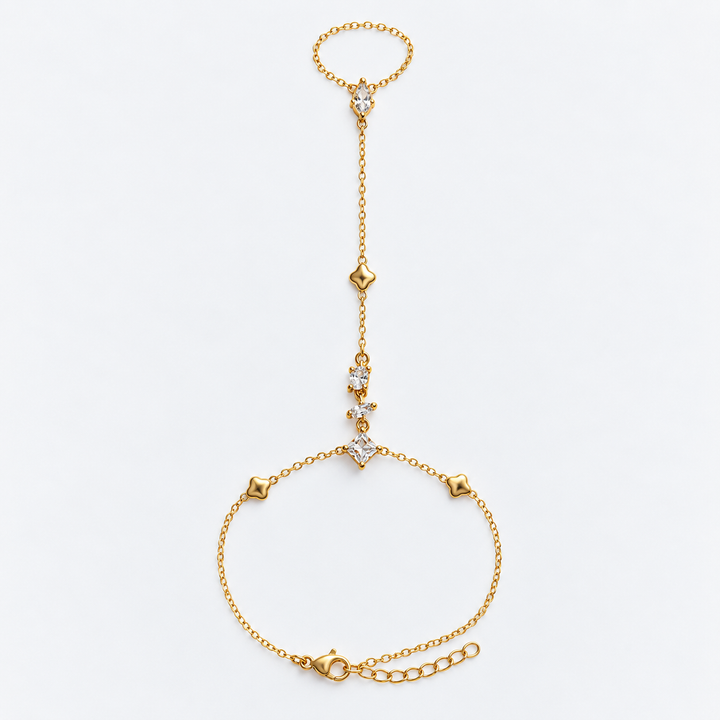 Bracelet de Main Éclat Cristal