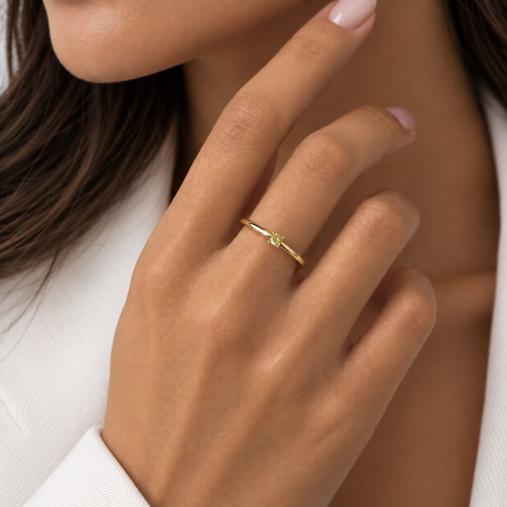 Bague Éclat Jaune