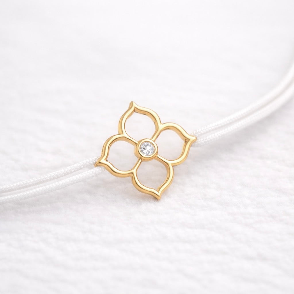 Bracelet Cordon Essentiel - Or 18 carats & Diamant naturel