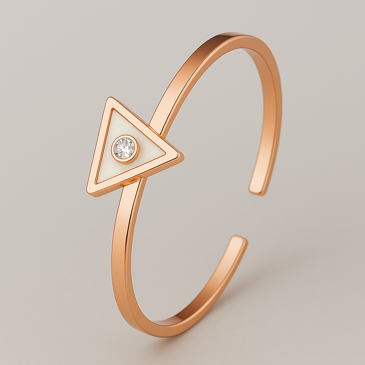 Bracelet Triangle Inversé Nacré