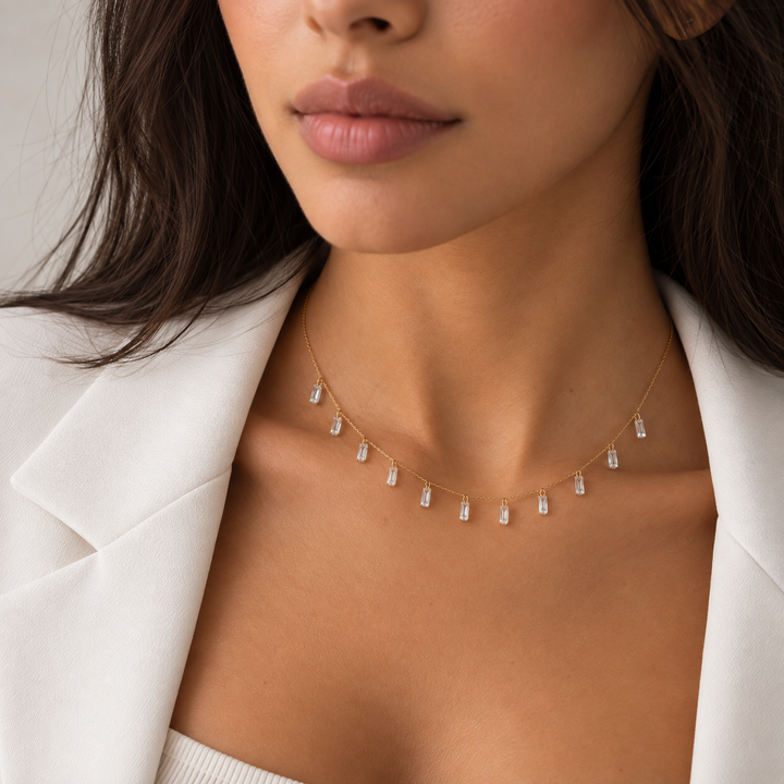 Collier Éclat Baguette