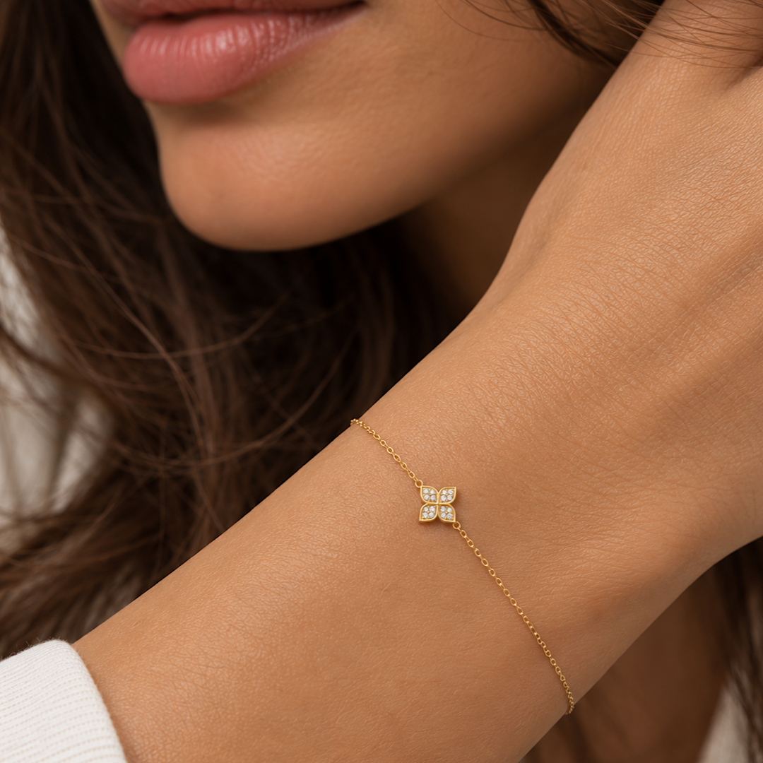 Bracelet Éclat Quatre Pétales