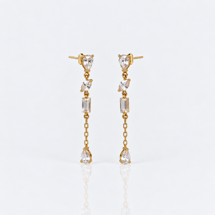 Boucles d’Oreilles Éclat Cristal