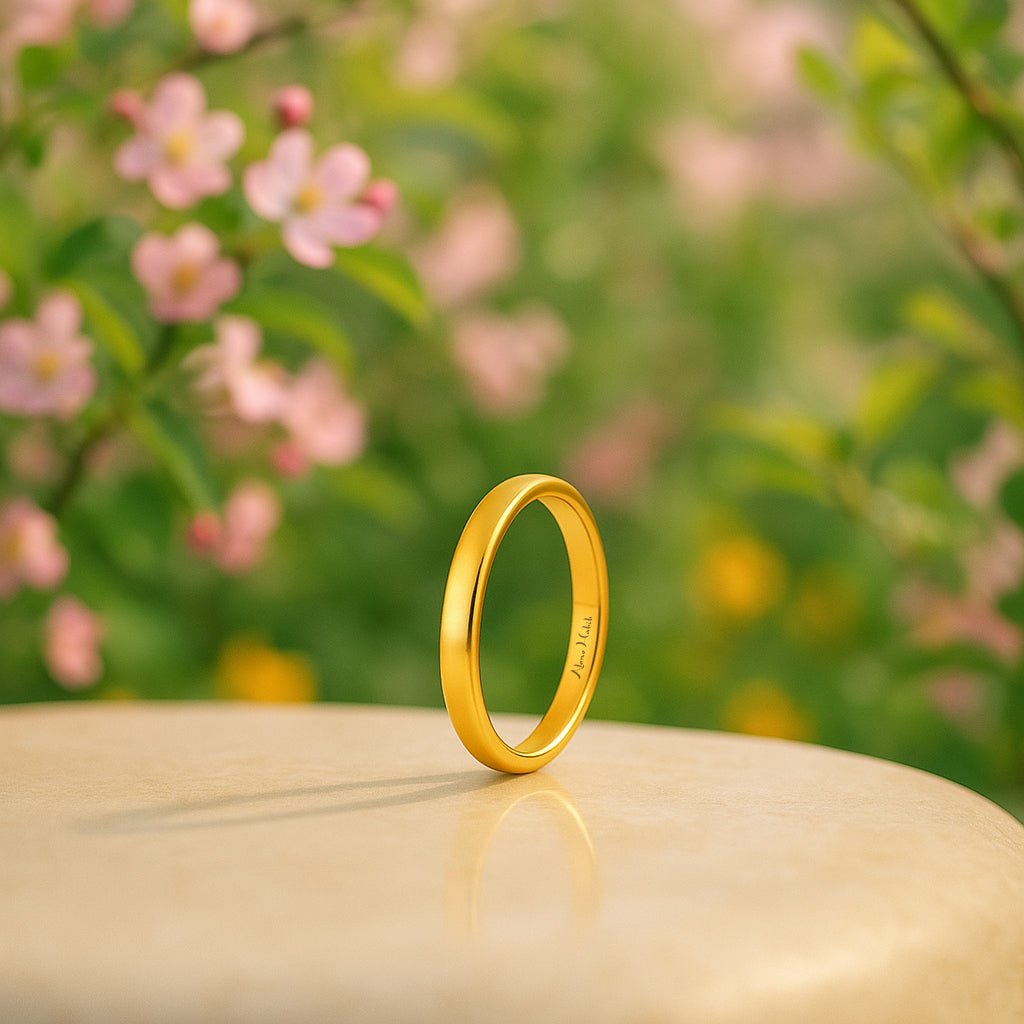 L'Essentielle Wedding Band - Rose Gold, Yellow Gold or White Gold