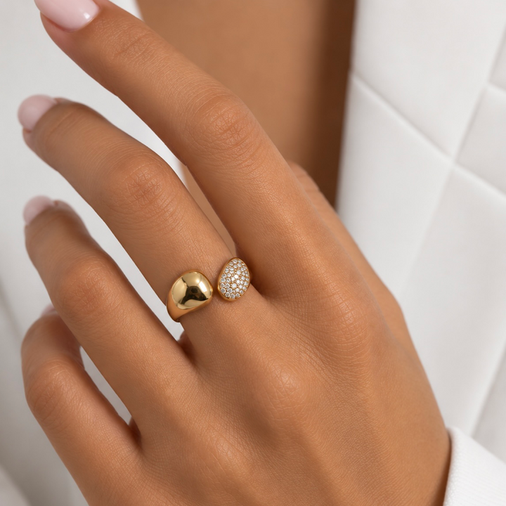 Bague Éclat Duo Bombé