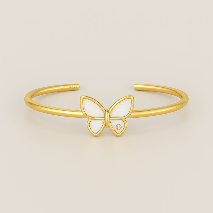 Pearly Butterfly Bracelet