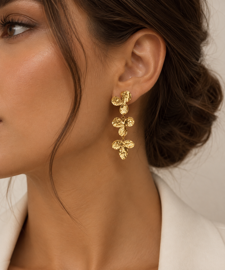 Boucles d’Oreilles Éclat Floral