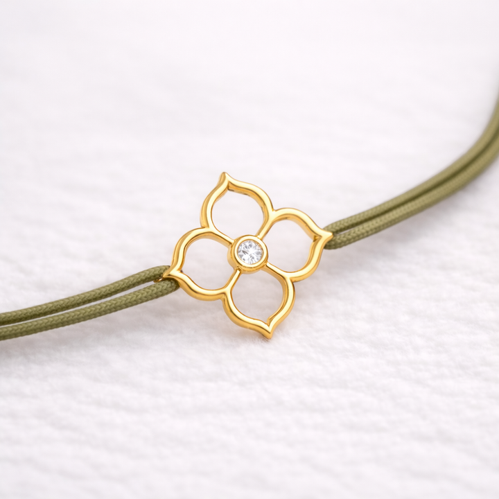 Bracelet Cordon Essentiel - Or 18 carats & Diamant naturel