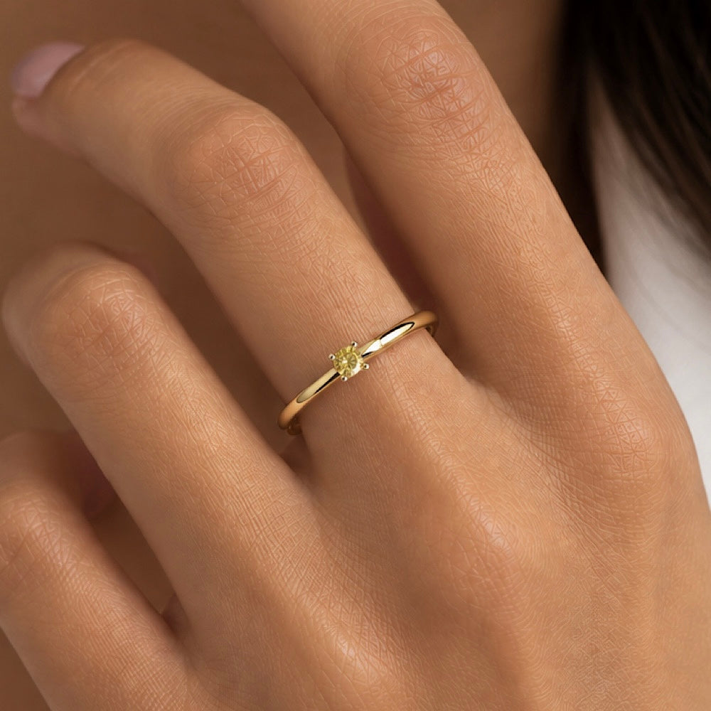 Bague Éclat Jaune