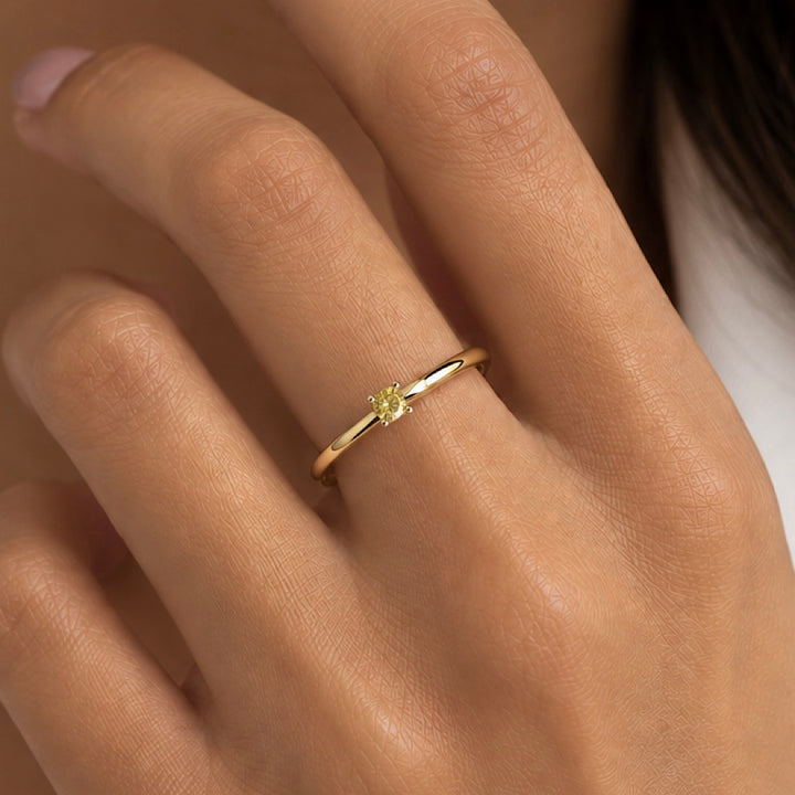 Bague Éclat Jaune