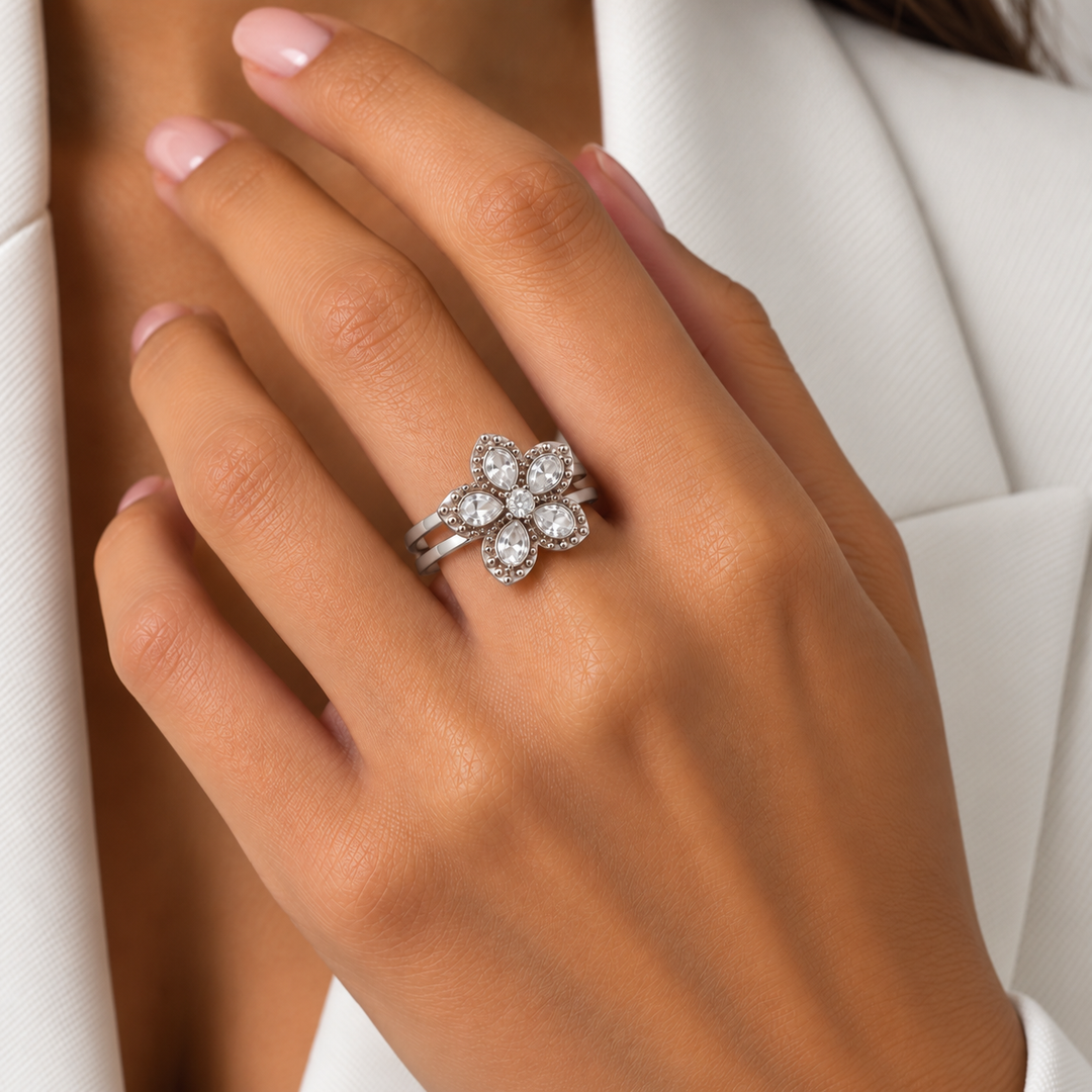 Bague Rosace
