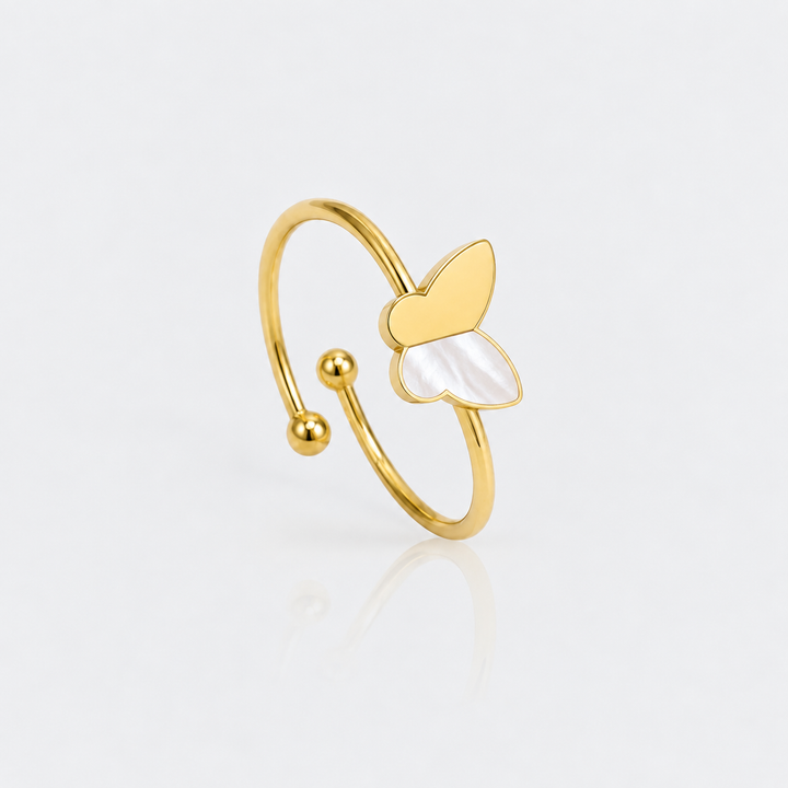 Parure Éclat Papillon Nacre Naturelle