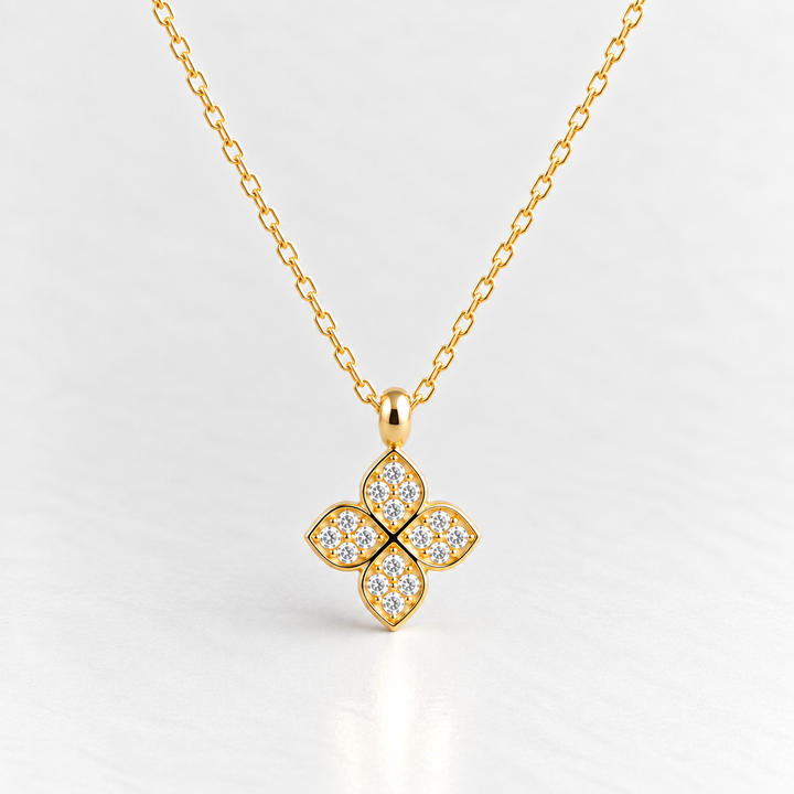 Collier Éclat Quatre Pétales