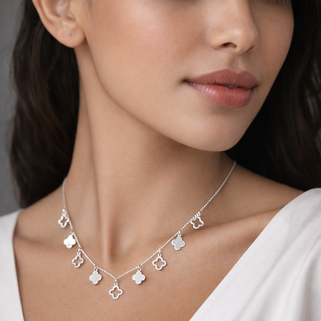 Collier Multi Trèfle Aérien