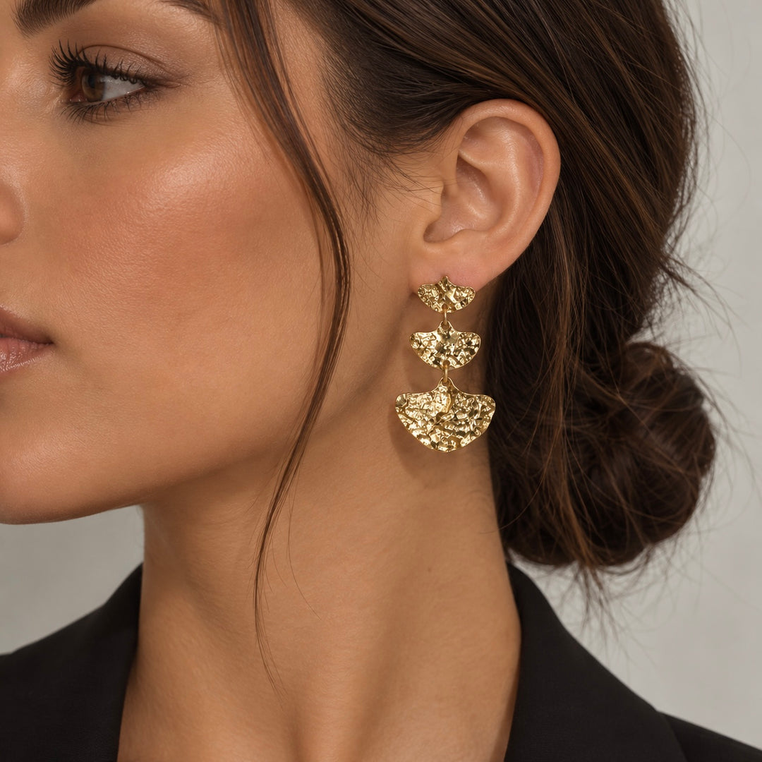 Boucles d’Oreilles Éclat Martelé