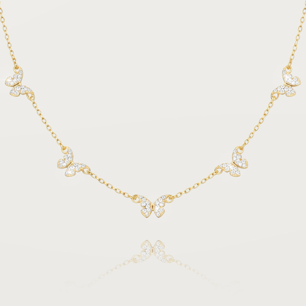 Collier Multi Papillons de Lumière