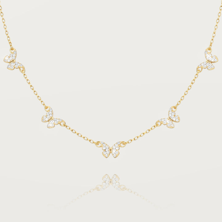 Collier Multi Papillons de Lumière
