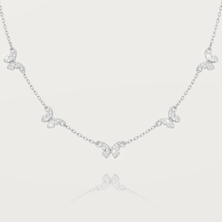Collier Multi Papillons de Lumière