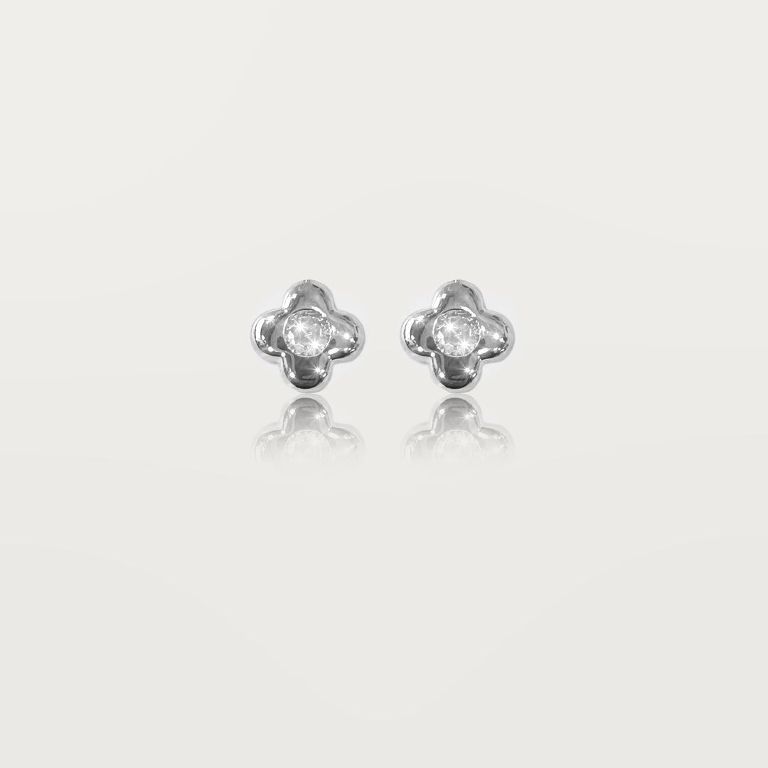 Boucles d'Oreilles Trèfle de Lumière