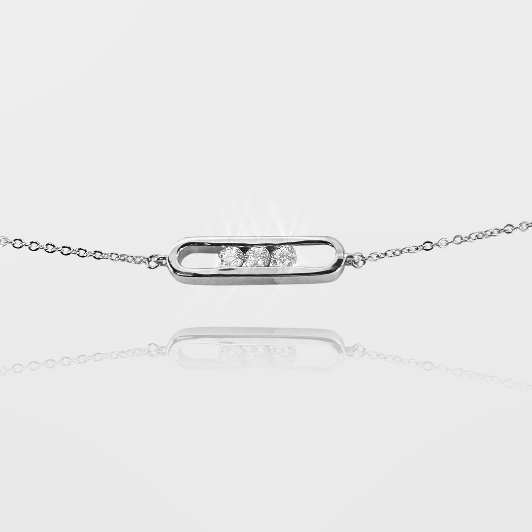 Bracelet Trinité Scintillante