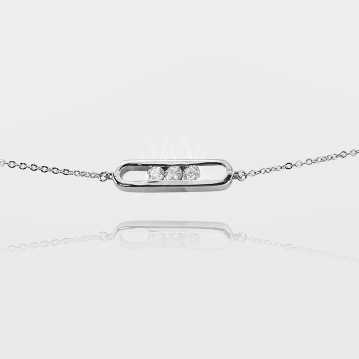 Bracelet Trinité Scintillante
