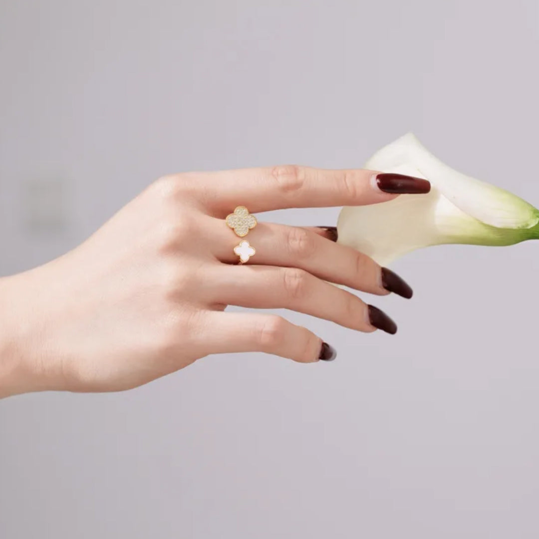 Kleeblatt-Duo-Ring