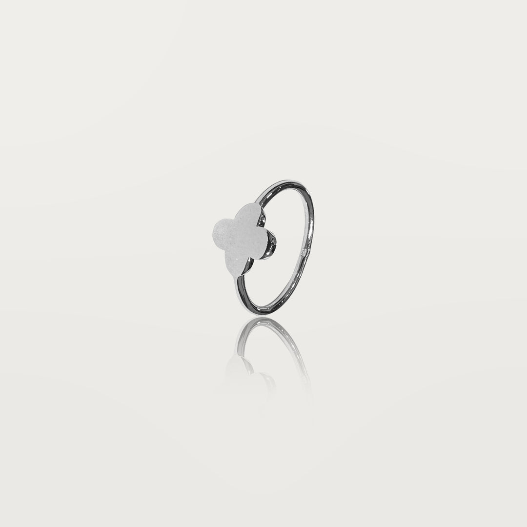 Bague Trèfle Minimaliste