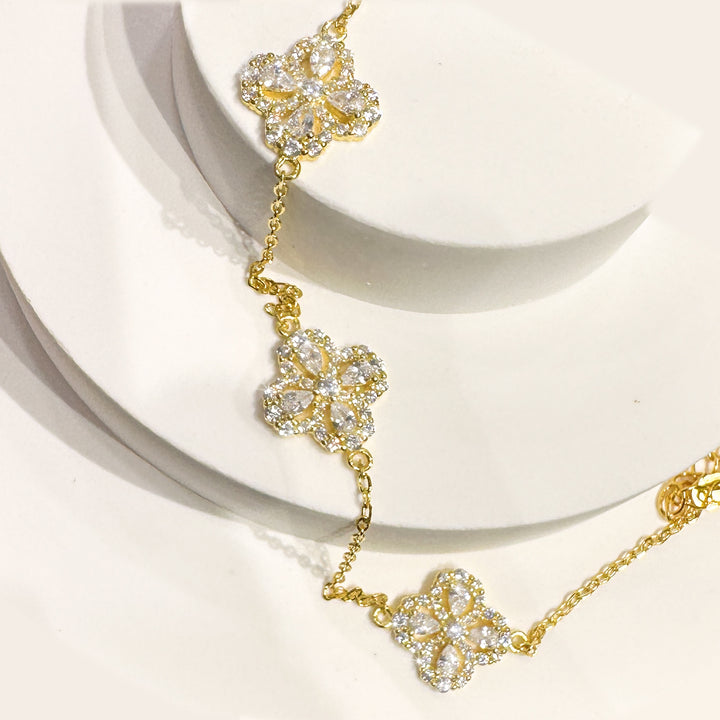 Bracelet Trèfle Éblouissant