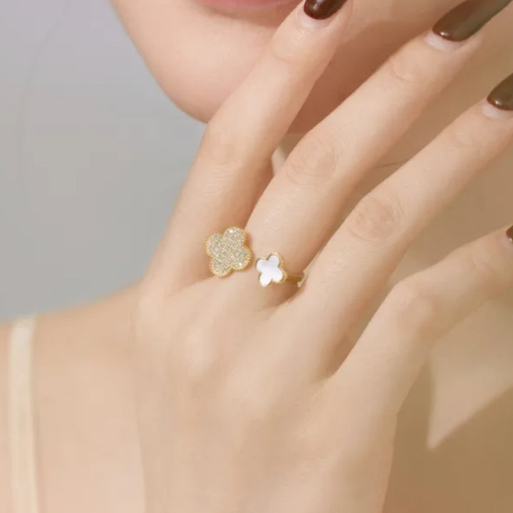 Kleeblatt-Duo-Ring