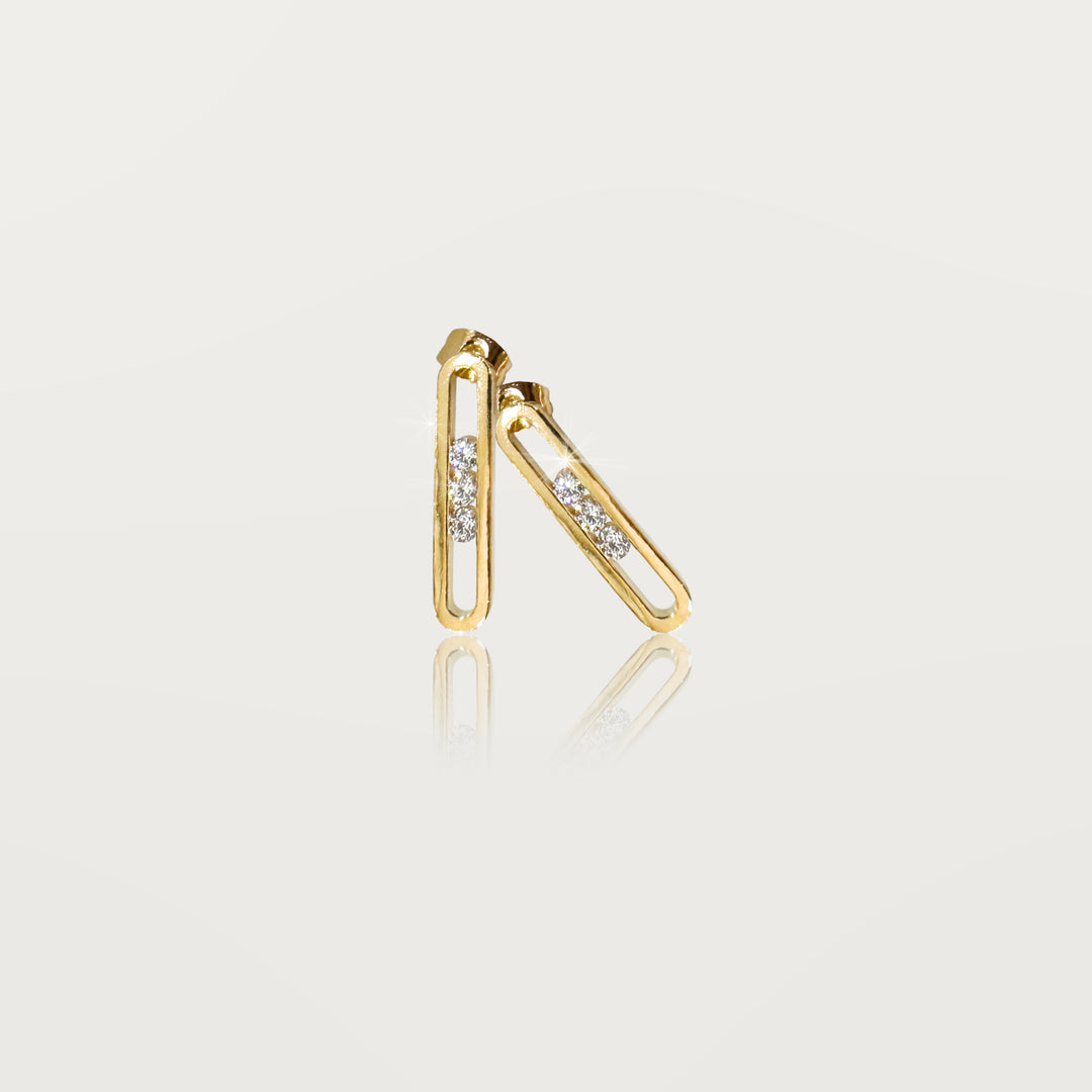 Boucles d'Oreilles Éclats Suspendus