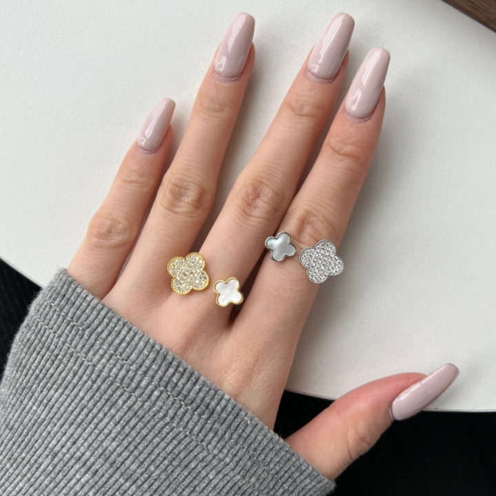 Kleeblatt-Duo-Ring