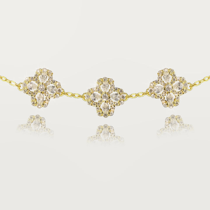 Bracelet Trèfle Éblouissant