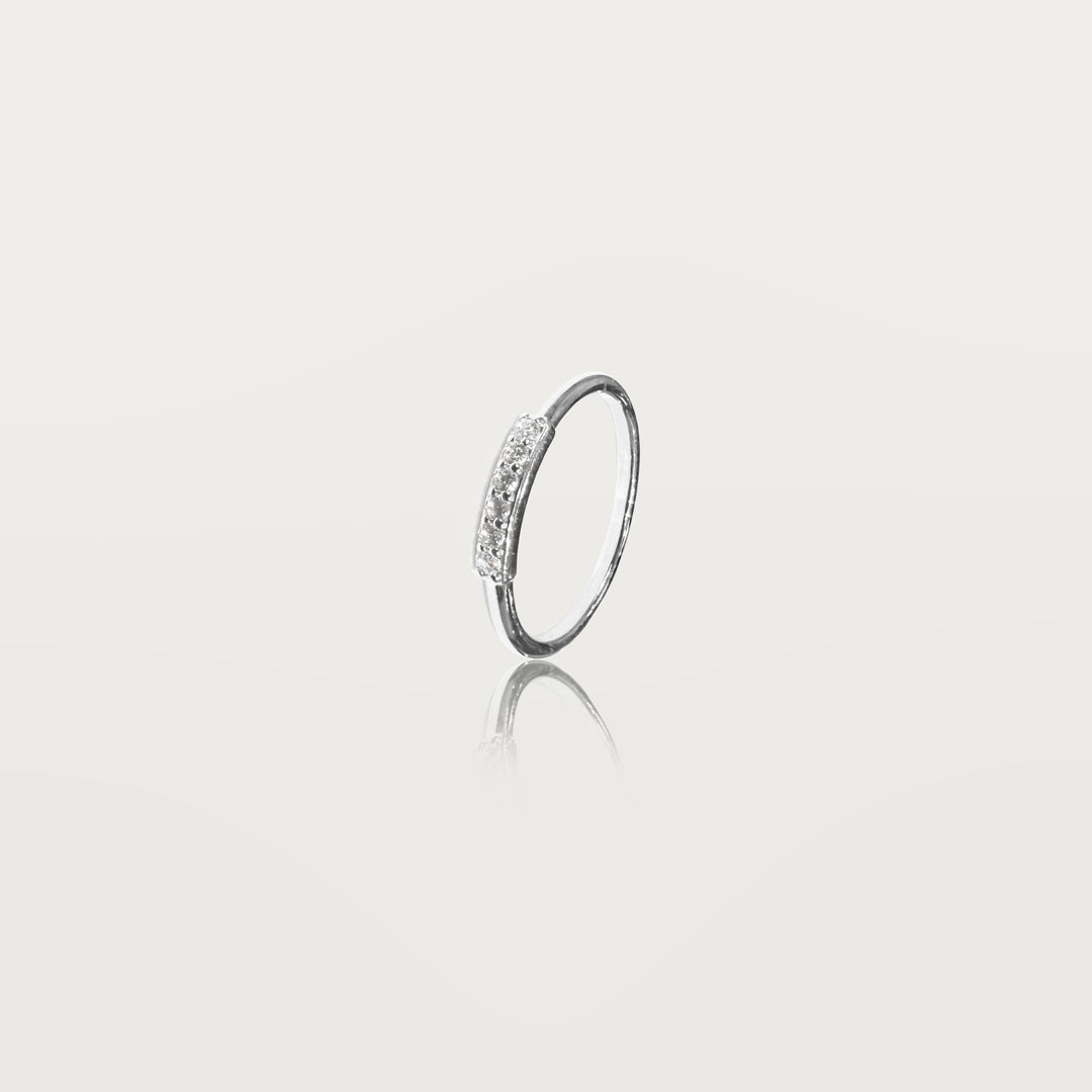 Bague Épure Scintillante