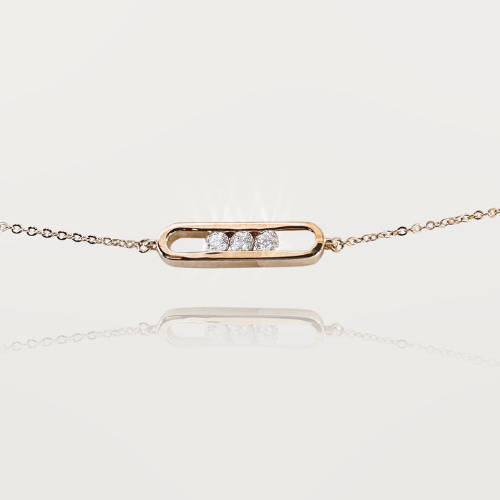 Bracelet Trinité Scintillante