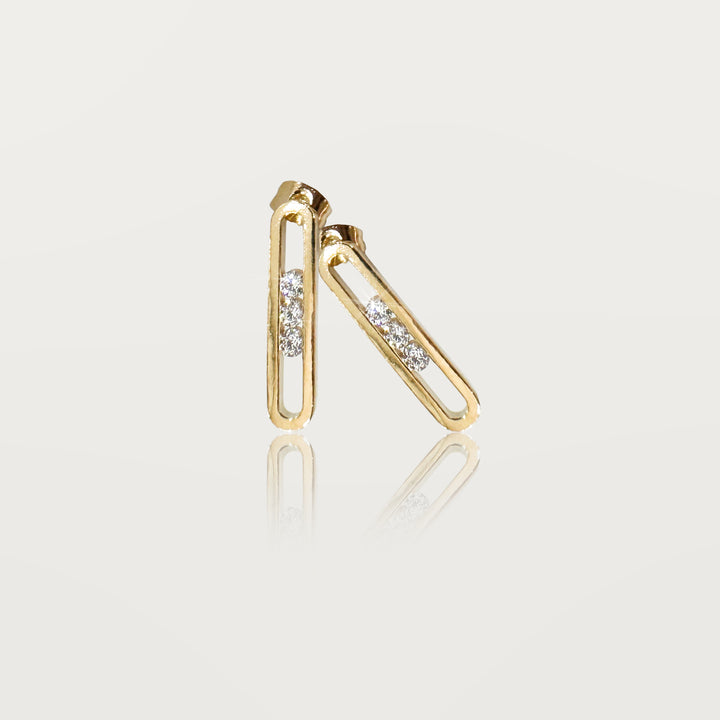 Boucles d'Oreilles Éclats Suspendus