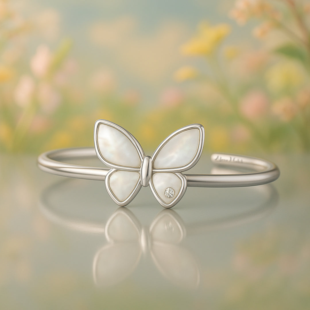 Pearly Butterfly Bracelet