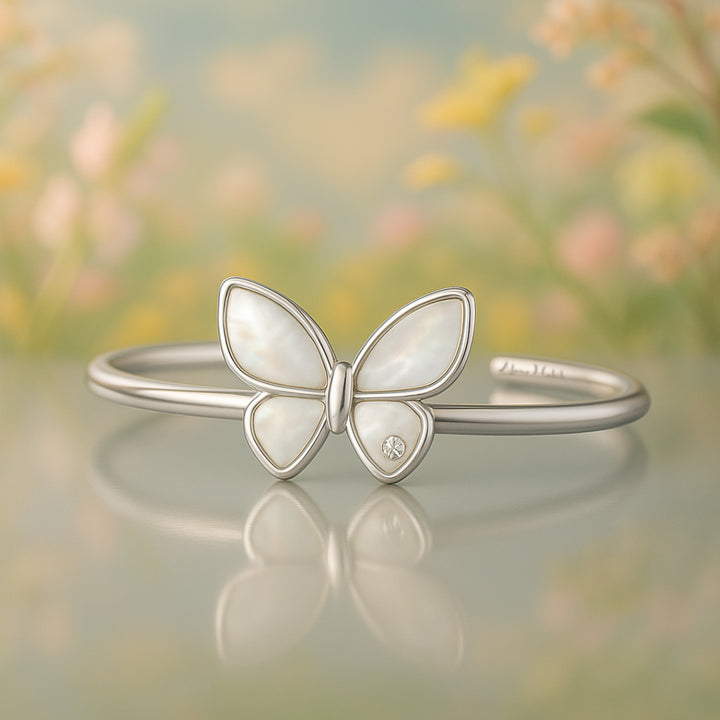 Pearly Butterfly Bracelet