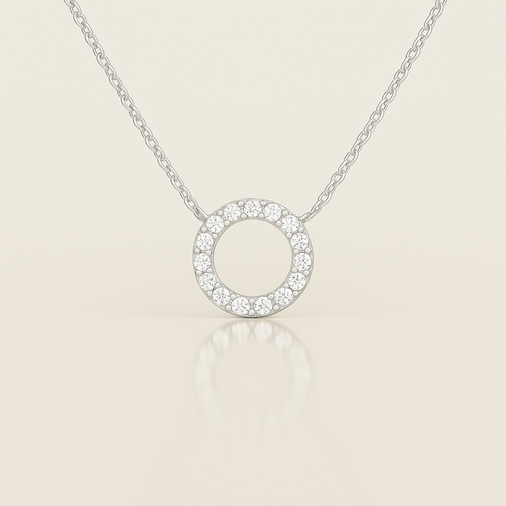 Center of Elegance Halo Pendant