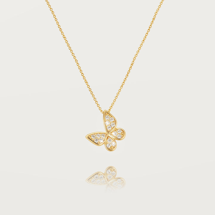 Collier Papillon Précieux