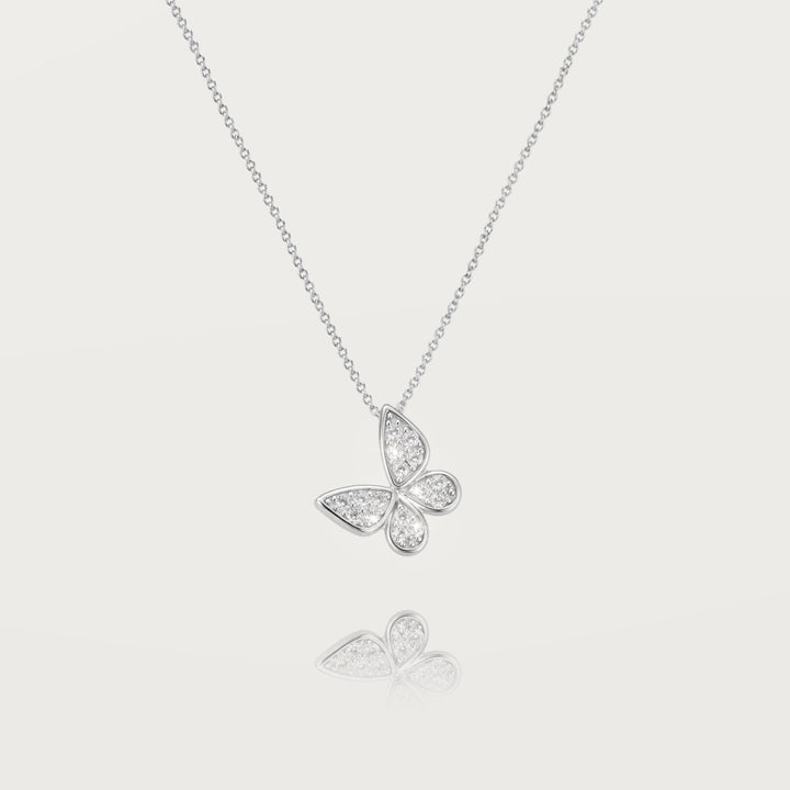 Collier Papillon Précieux