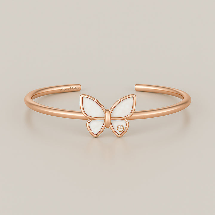 Pearly Butterfly Bracelet