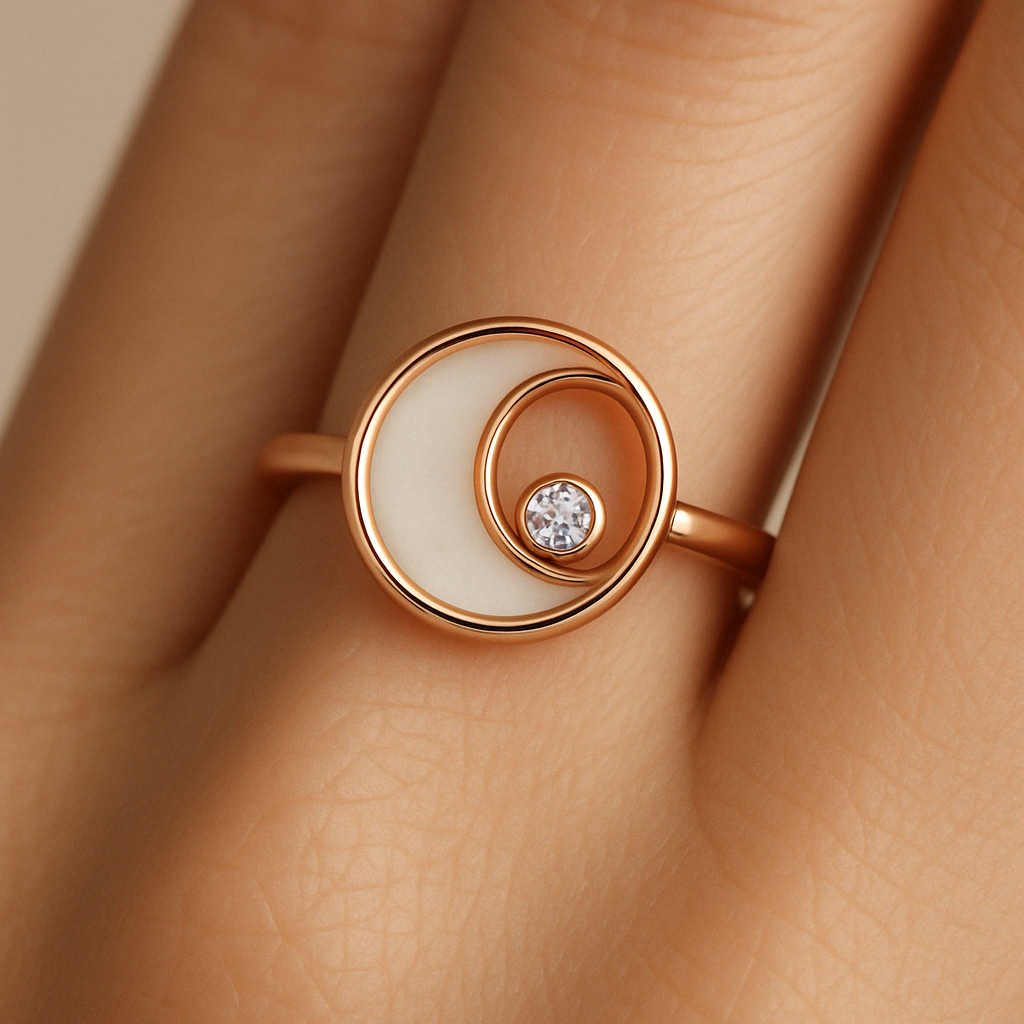 Bague Cercle Lunaire