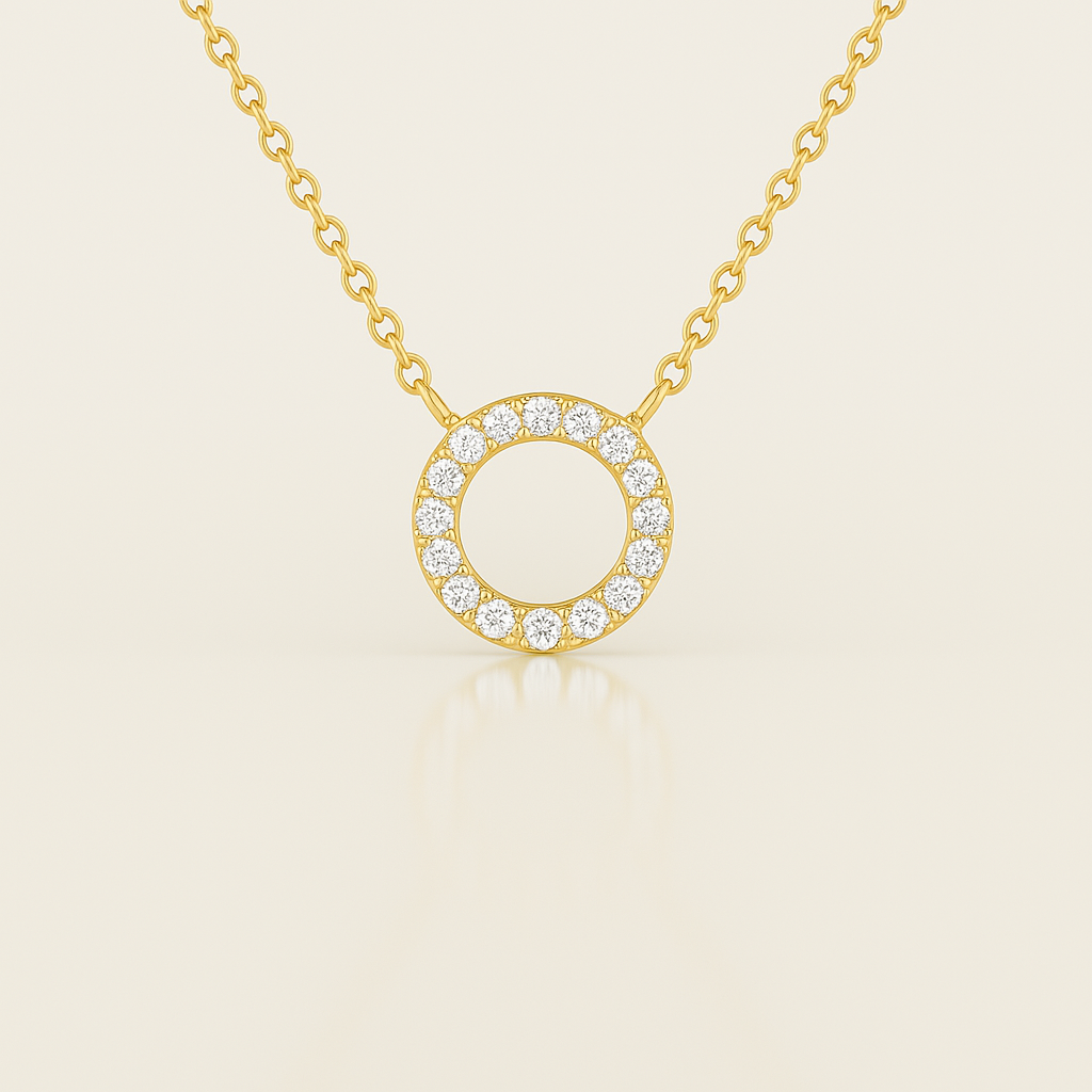 Center of Elegance Halo Pendant