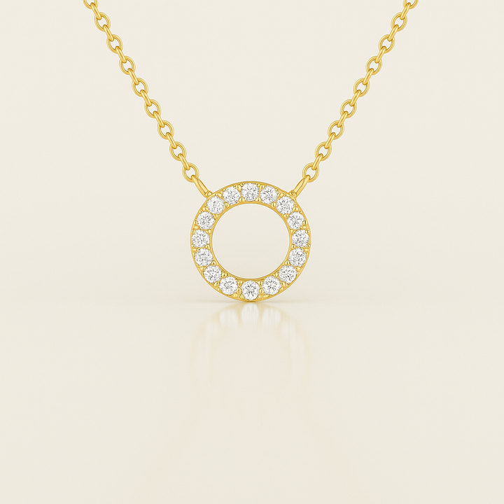 Center of Elegance Halo Pendant