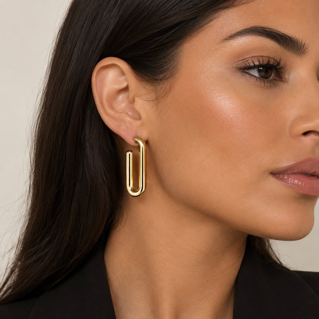 U-Hoop Earrings