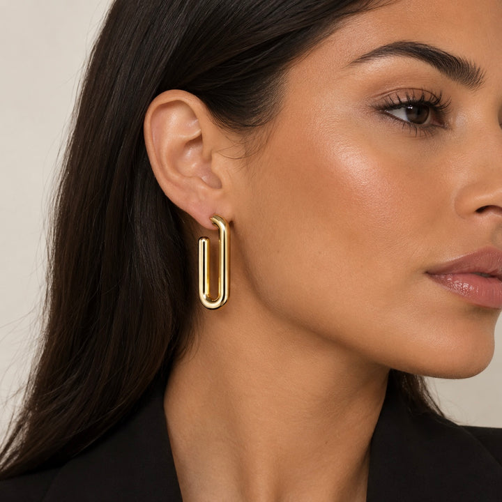 U-Hoop Earrings