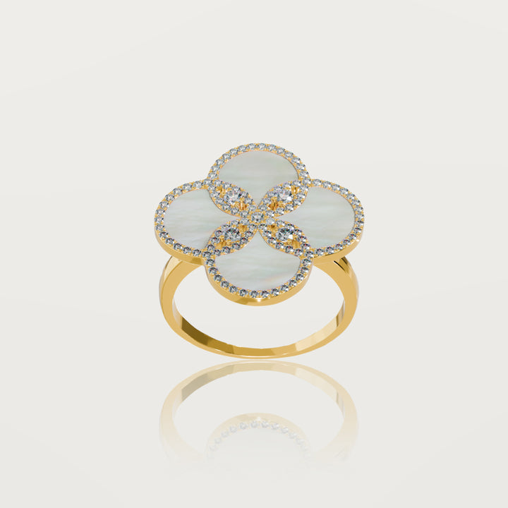Bague trèfle des mille et une nuits
