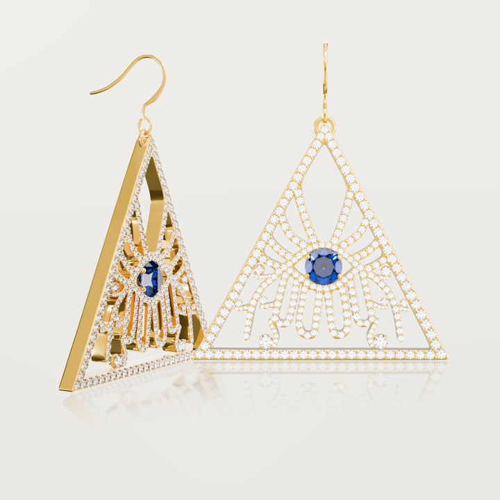 Boucles d'oreilles lumière des mille et une nuits