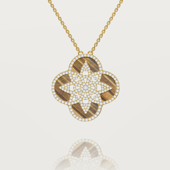 Eternal clover pendant